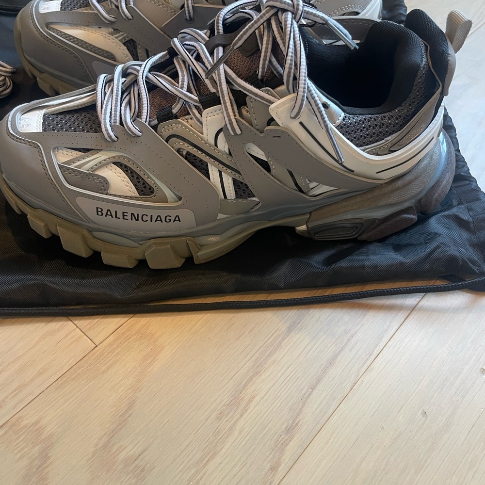 Balenciaga Gray and Brown Sneakers - Picture 2 of 8
